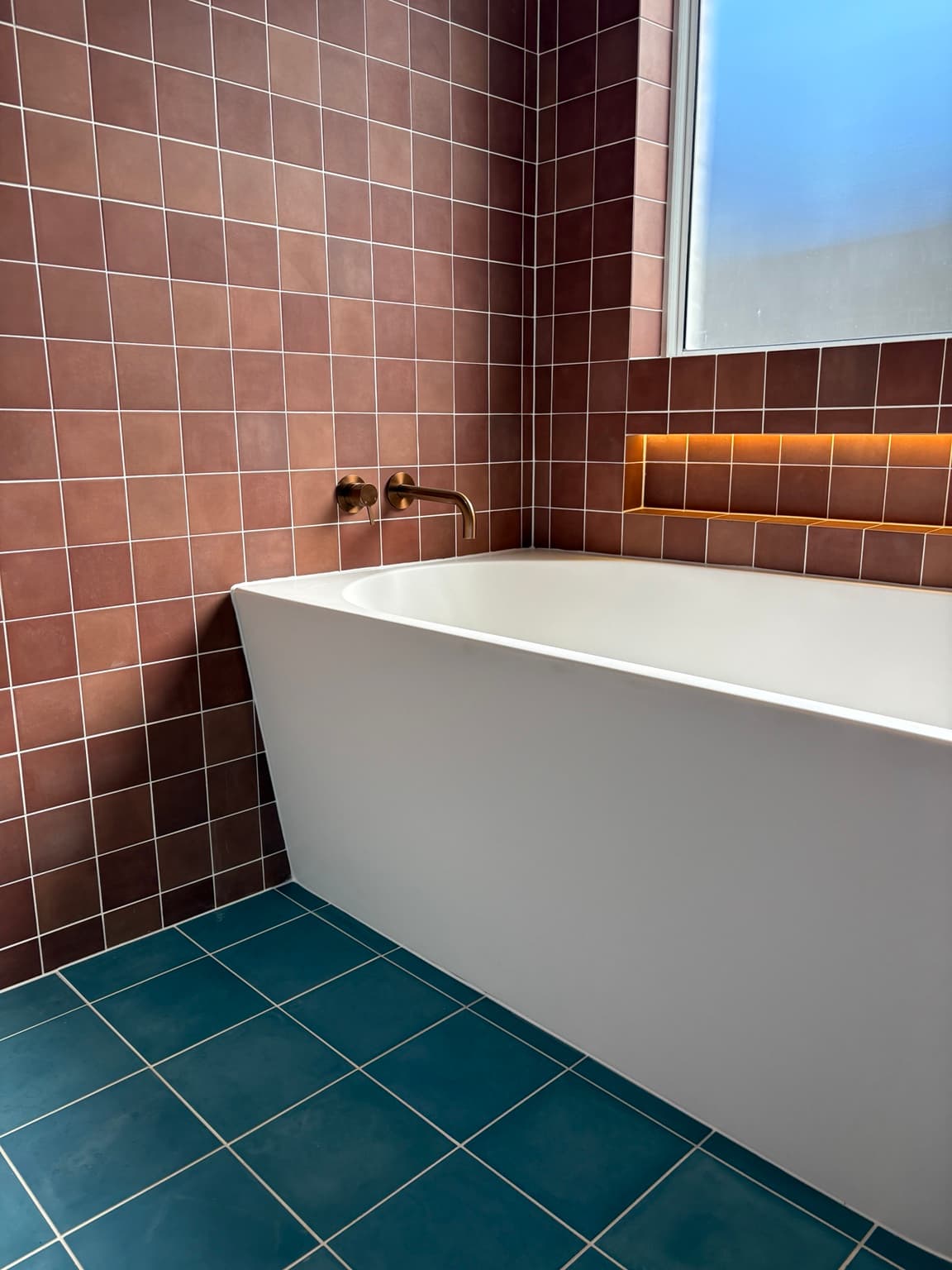 Custom bathroom plumbing project